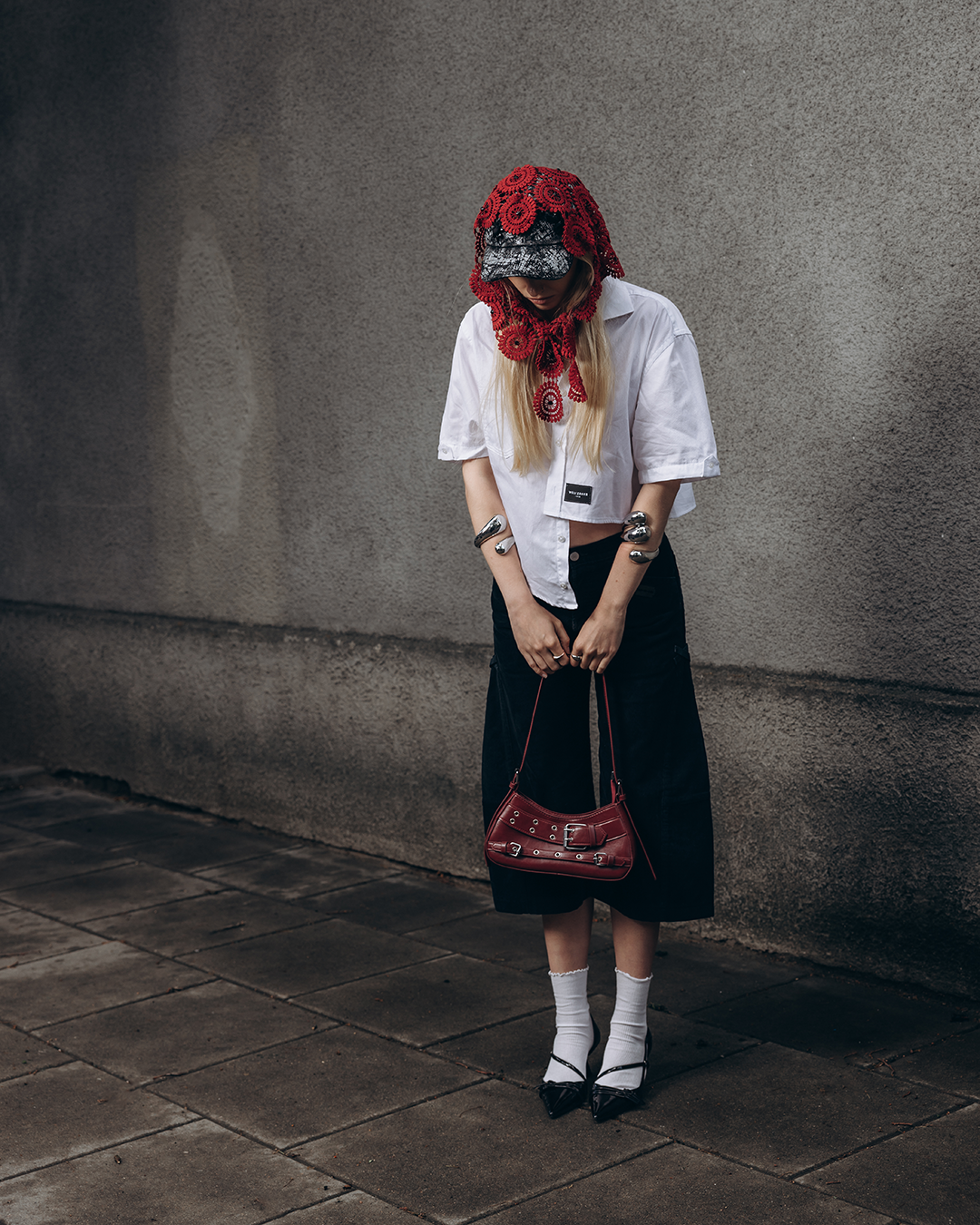 Floral Lace Babushka