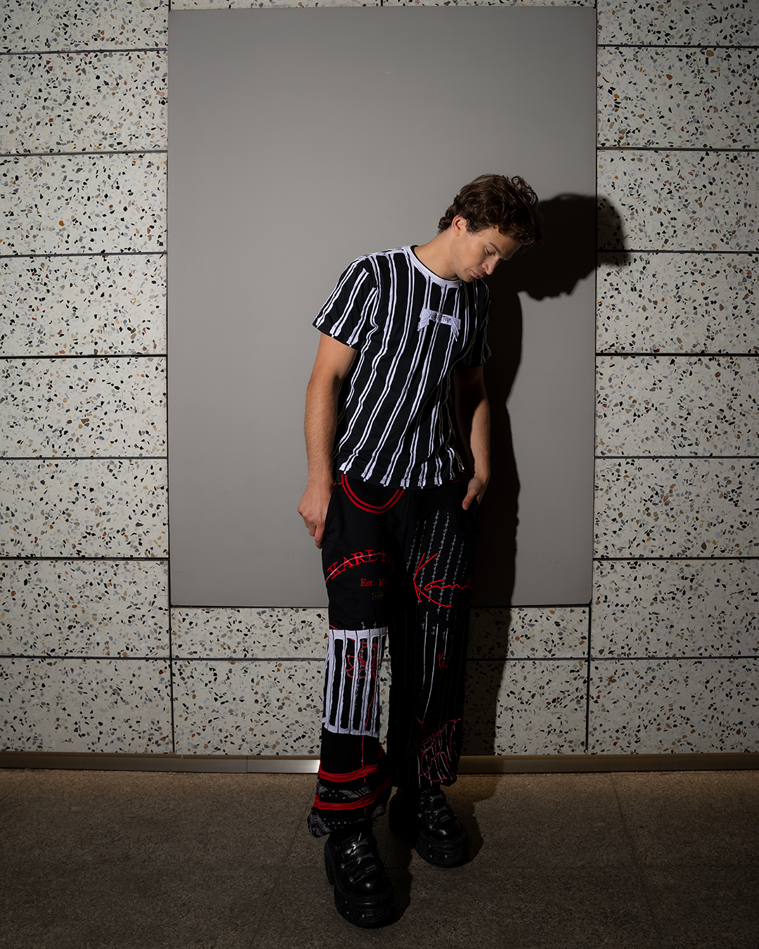Striped Double Tee