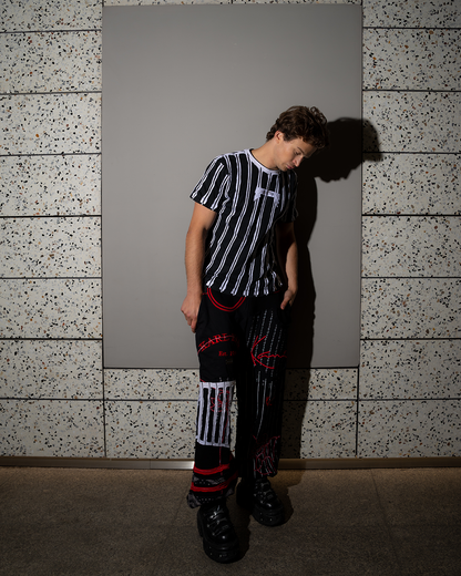 Striped Double Tee