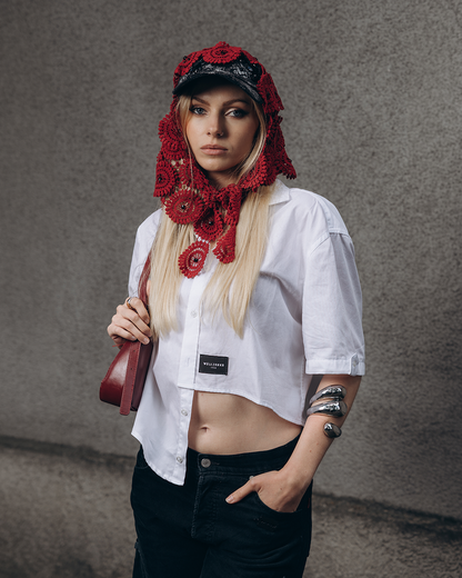 White Asymmetrical Shirt