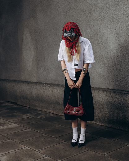 Floral Lace Babushka