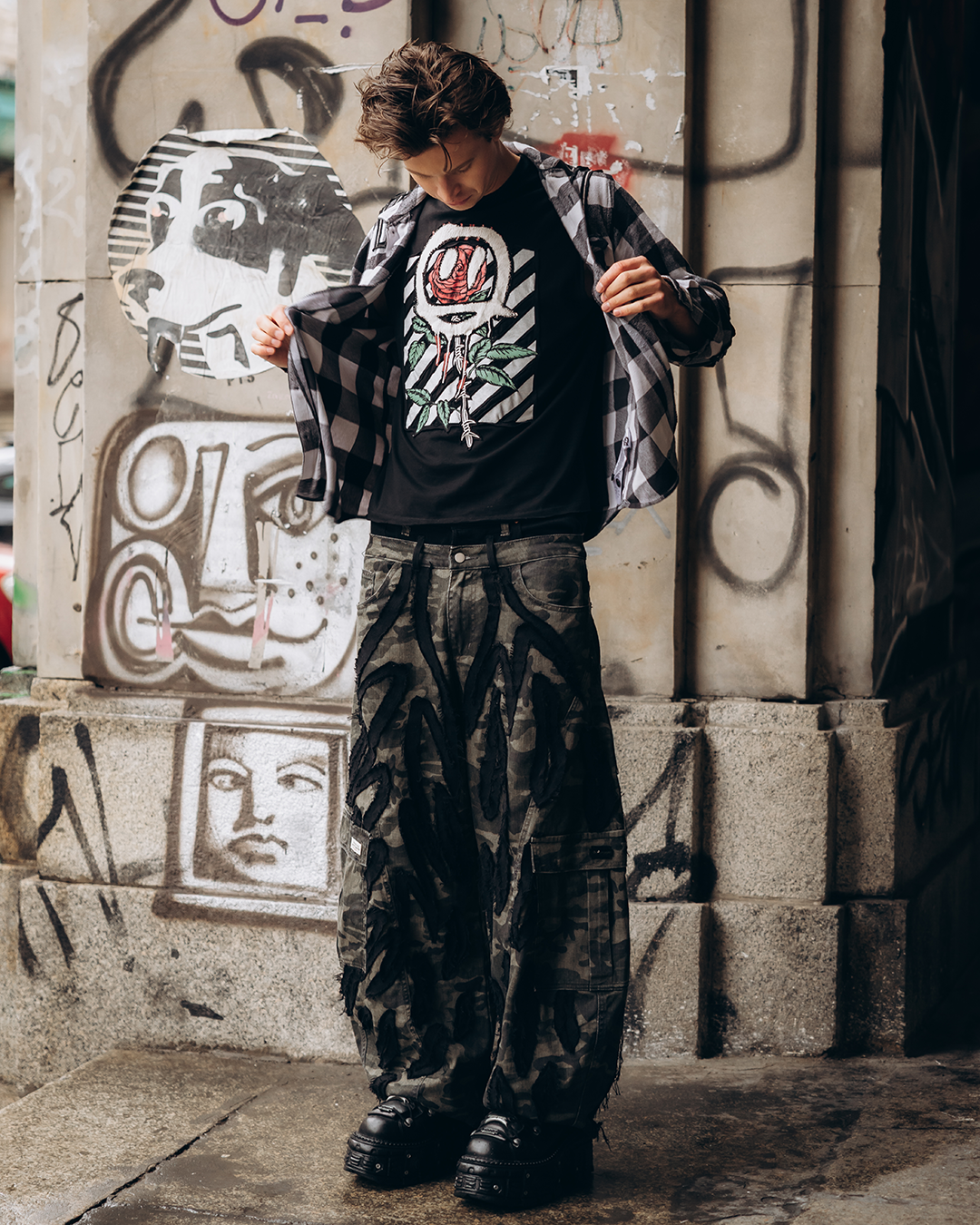 Abstract Rose Tank