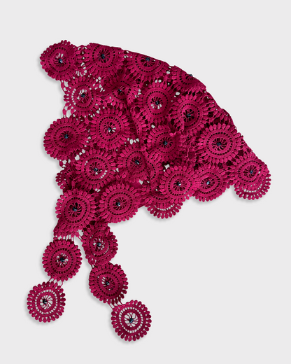 Floral Lace Babushka
