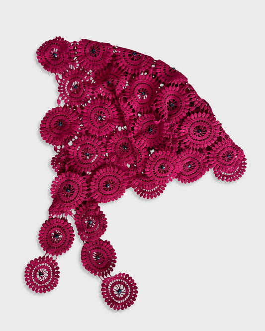 Floral Lace Babushka