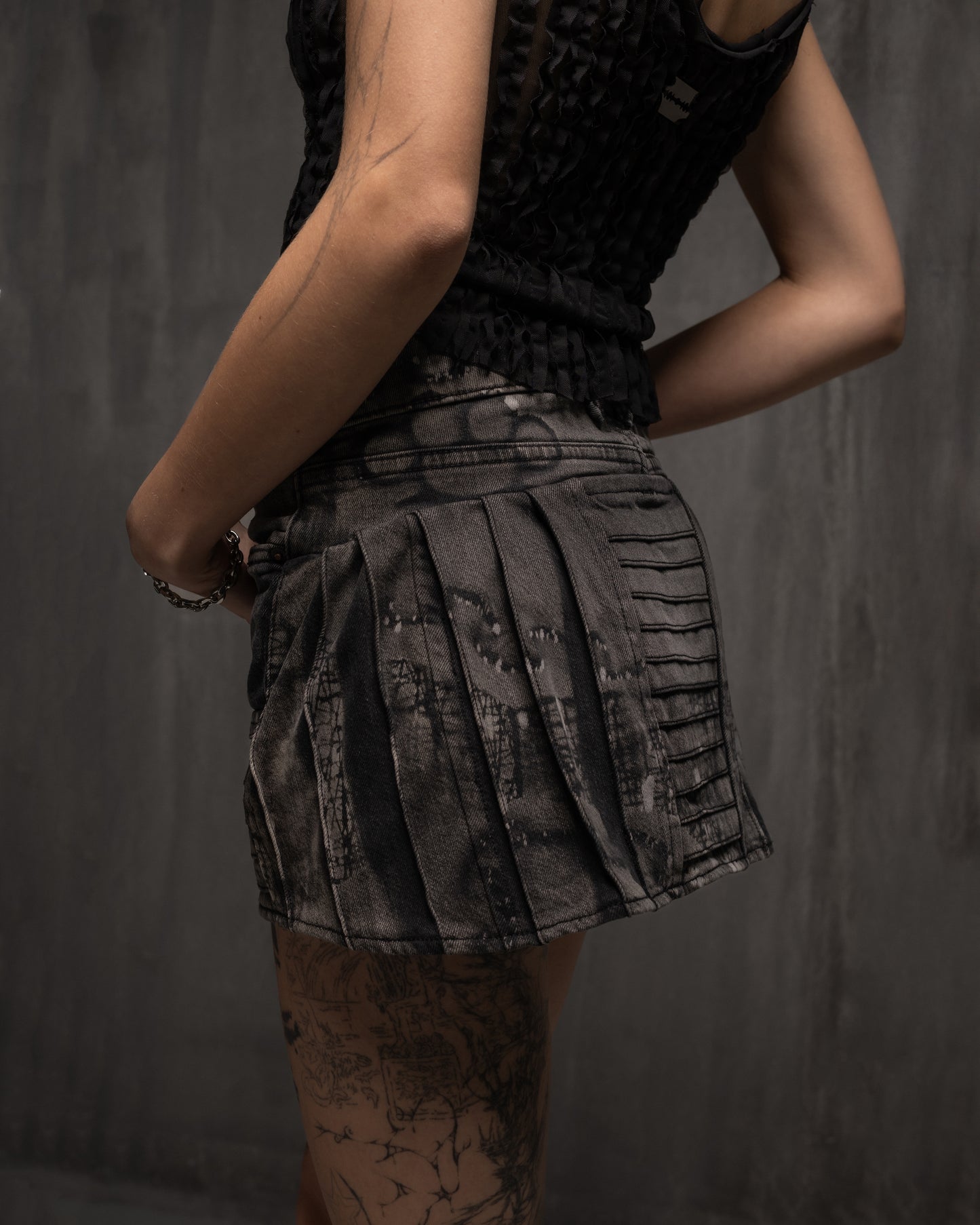 ://DENIM PRINTED G SKRT