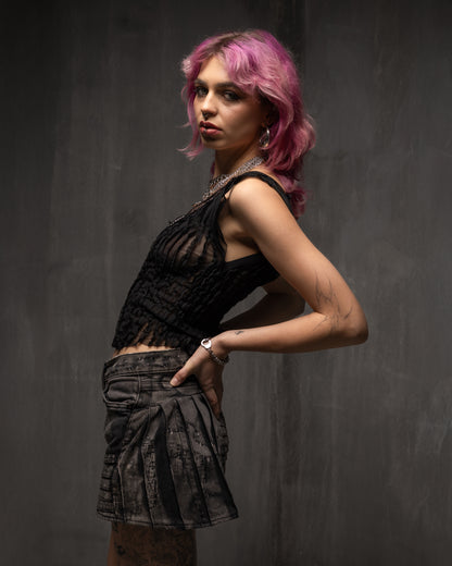 ://DENIM PRINTED G SKRT